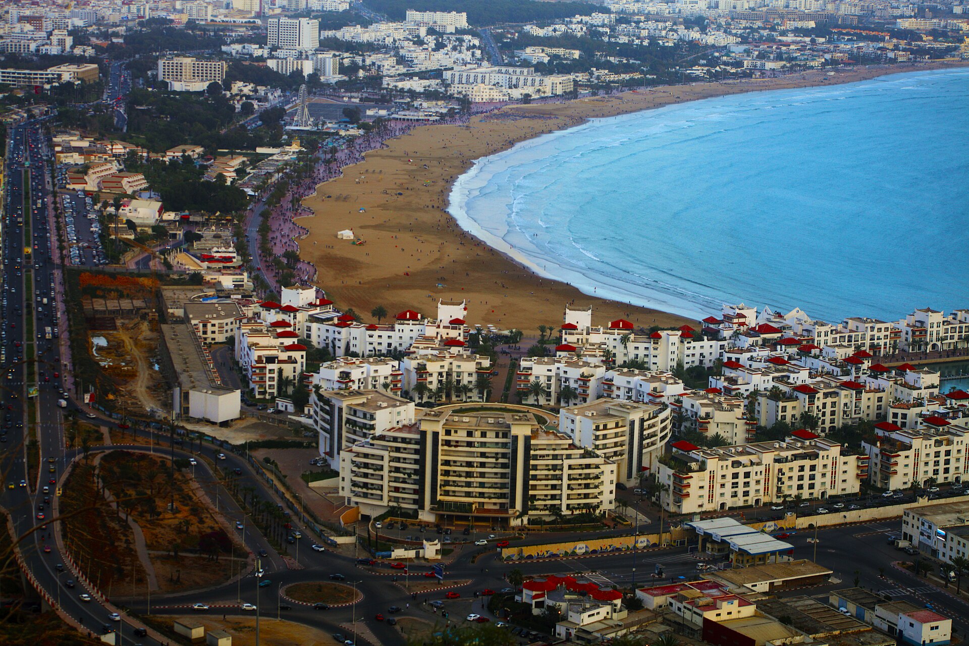 Agadir bay and beach, Morocco